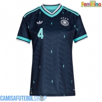 Camisa de time de futebol Alemanha Jonathan Tah #4 Replicas 2º Equipamento Feminina Mundo 2026 Manga Curta